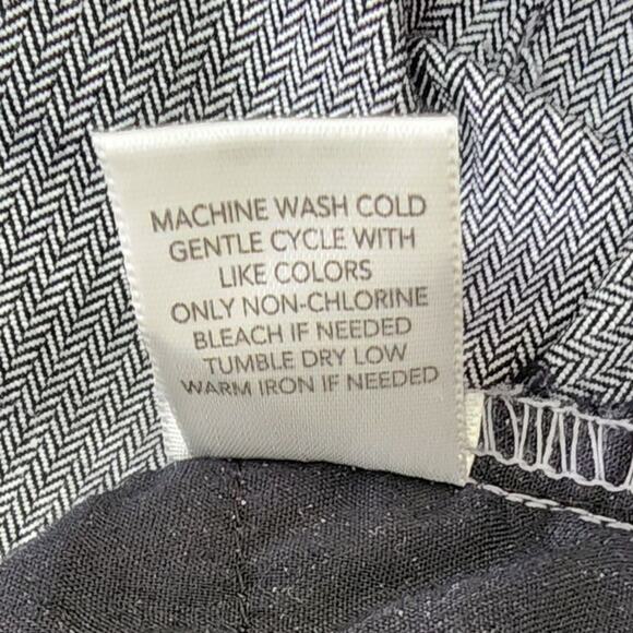 Christopher & Banks Vintage Gray and Black Herringbone Dress Pants Women's Sz 4 - Picture 2 of 9